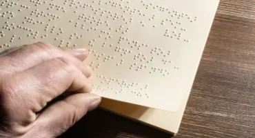 impressao braille em papel - 3D sign